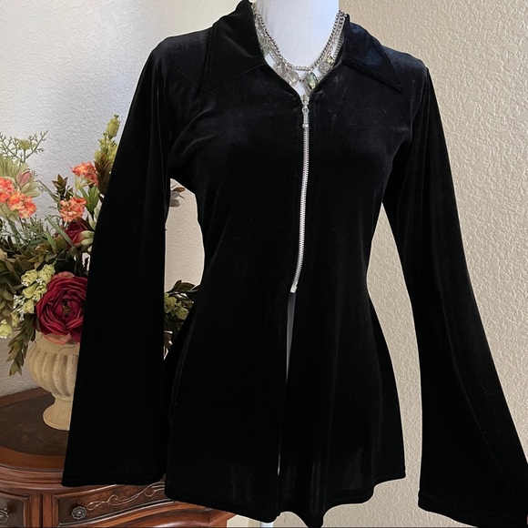 Vintage Luly K Velvet Pantsuit - Picture 5 of 14